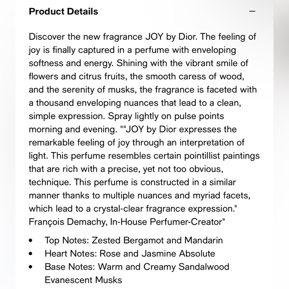 Dior Joy Eau De Parfum for Women 3oz New in Box - Picture 4 of 4